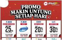 Daftar Promo PHD Makin Untung Setiap Hari dari Bank, Jajan Hemat Pakai BCA hingga Yup