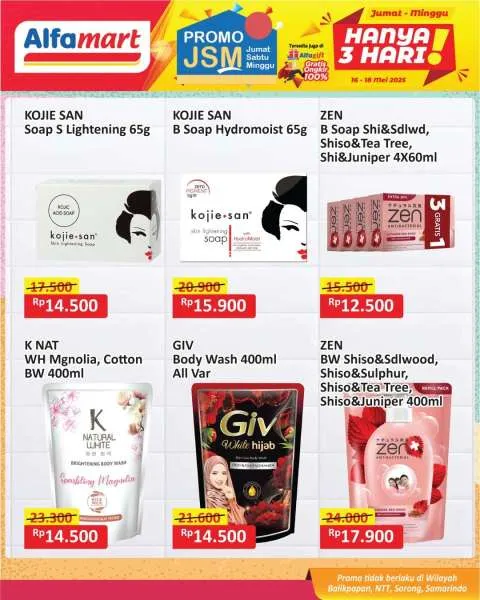 Promo JSM Alfamart Periode 16-18 Mei 2025