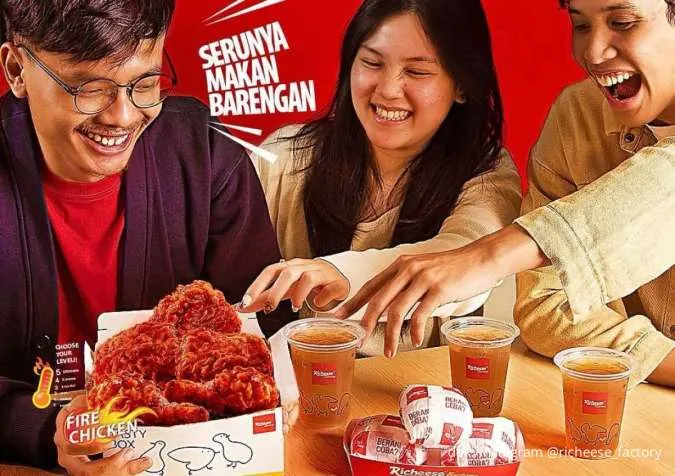 Promo Richeese Factory Mabar Fire Chicken Hemat Mulai Rp 127.000-an