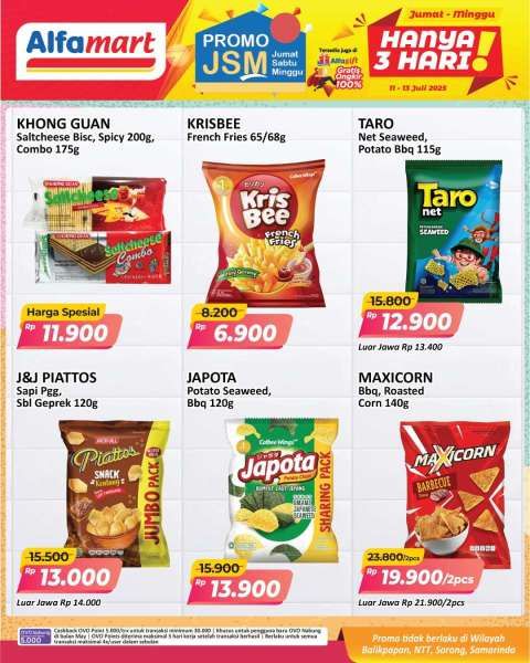 Promo JSM Alfamart Periode 11-13 Juli 2025