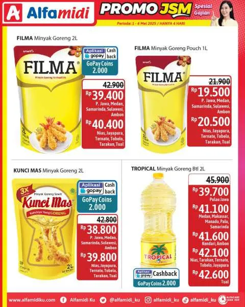 Promo JSM Alfamidi Spesial Gajian Periode 1-4 Mei 2025