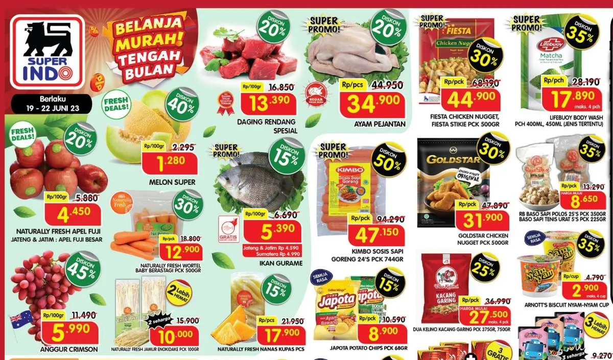Katalog Harga Promo Superindo Sebelum JSM Weekend, Diskon 22 Juni 2023!
