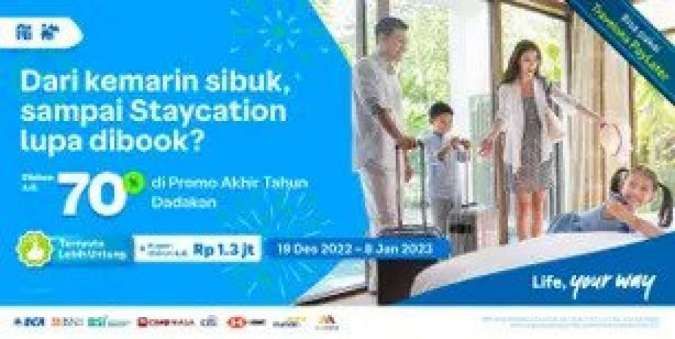 Nikmati Promo Traveloka Akhir Tahun Dadakan, Diskon Hotel & Holiday Stays hingga 70%