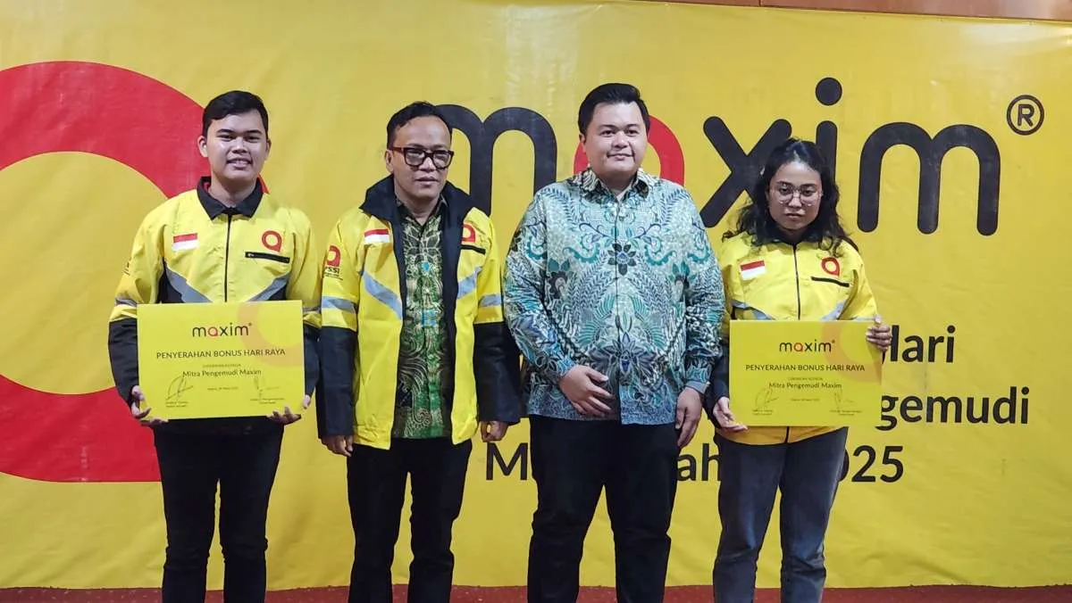 Maxim Distribusikan Bonus Hari Raya kepada Ribuan Mitra Ojol, Segini Besarannya