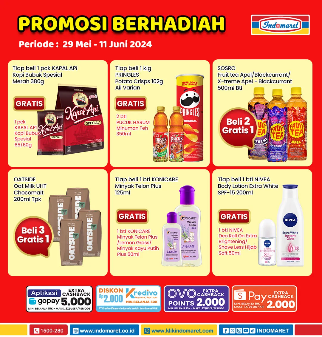 Promo Berhadiah Indomaret Periode 29 Mei-11 Juni 2024