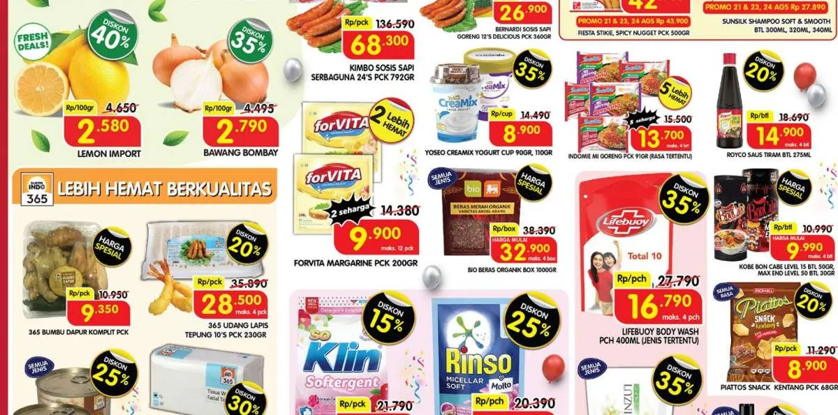 Harga Promo Superindo Terbaru 22 Agustus 2023, Promo Weekday Selama 4 Hari