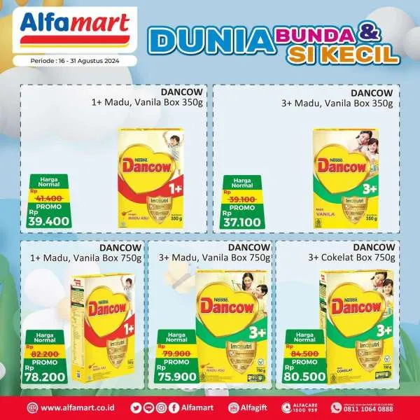 Promo Alfamart Dunia Bunda & Si Kecil Periode 16-31 Agustus 2024