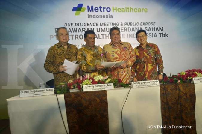 Gelar IPO, Metro Healthcare Indonesia bidik dana segar hingga Rp 1,1 triliun