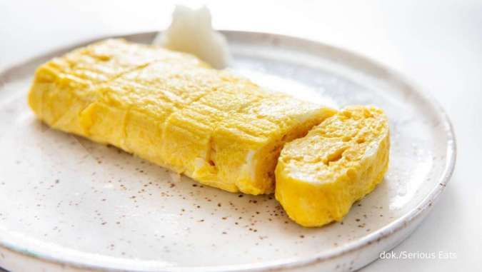 Sambut Natal dengan Masak Tamagoyaki, Omelet Gulung yang Lembut dari Jepang