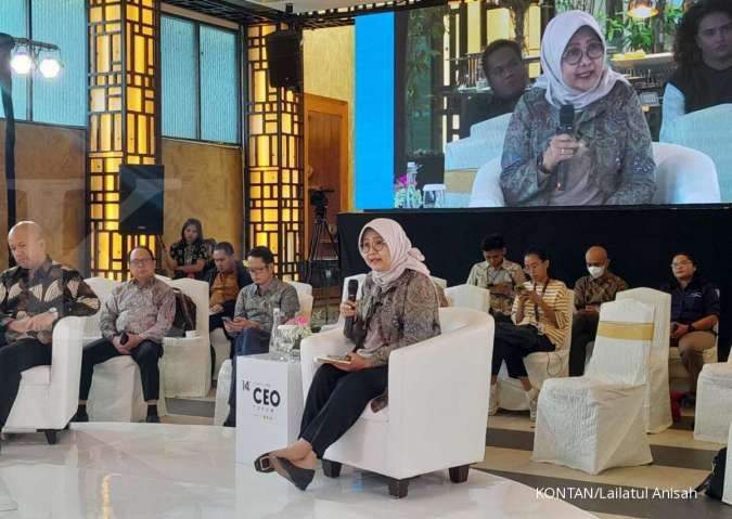 Direktur Eksekutif CORE Hendri Saparini saat CEO Insight Kompas.