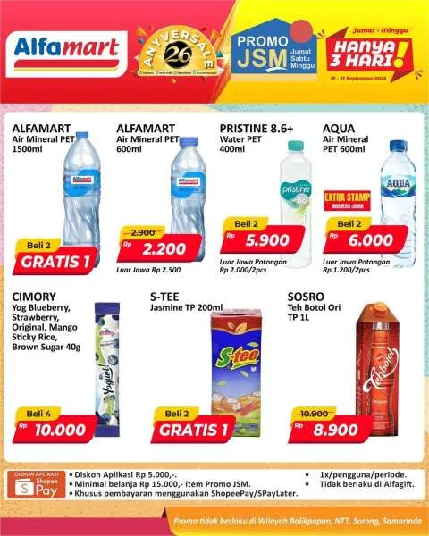 Promo JSM Alfamart Periode 19-21 September 2025