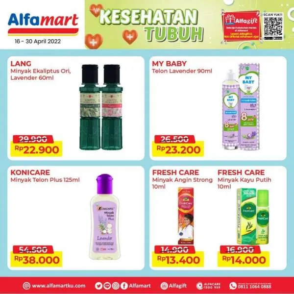 Promo Alfamart Edisi Kesehatan Tubuh Periode 16-30 April 2022
