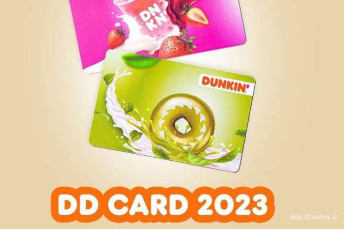 Promo Dunkin Terbaru Maret 2023, Beli Donut Dapat DD Card 2023 Versi Baru