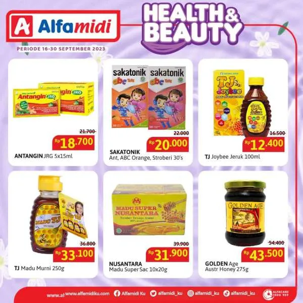 Promo Alfamidi Health & Beauty Periode 16-30 September 2023