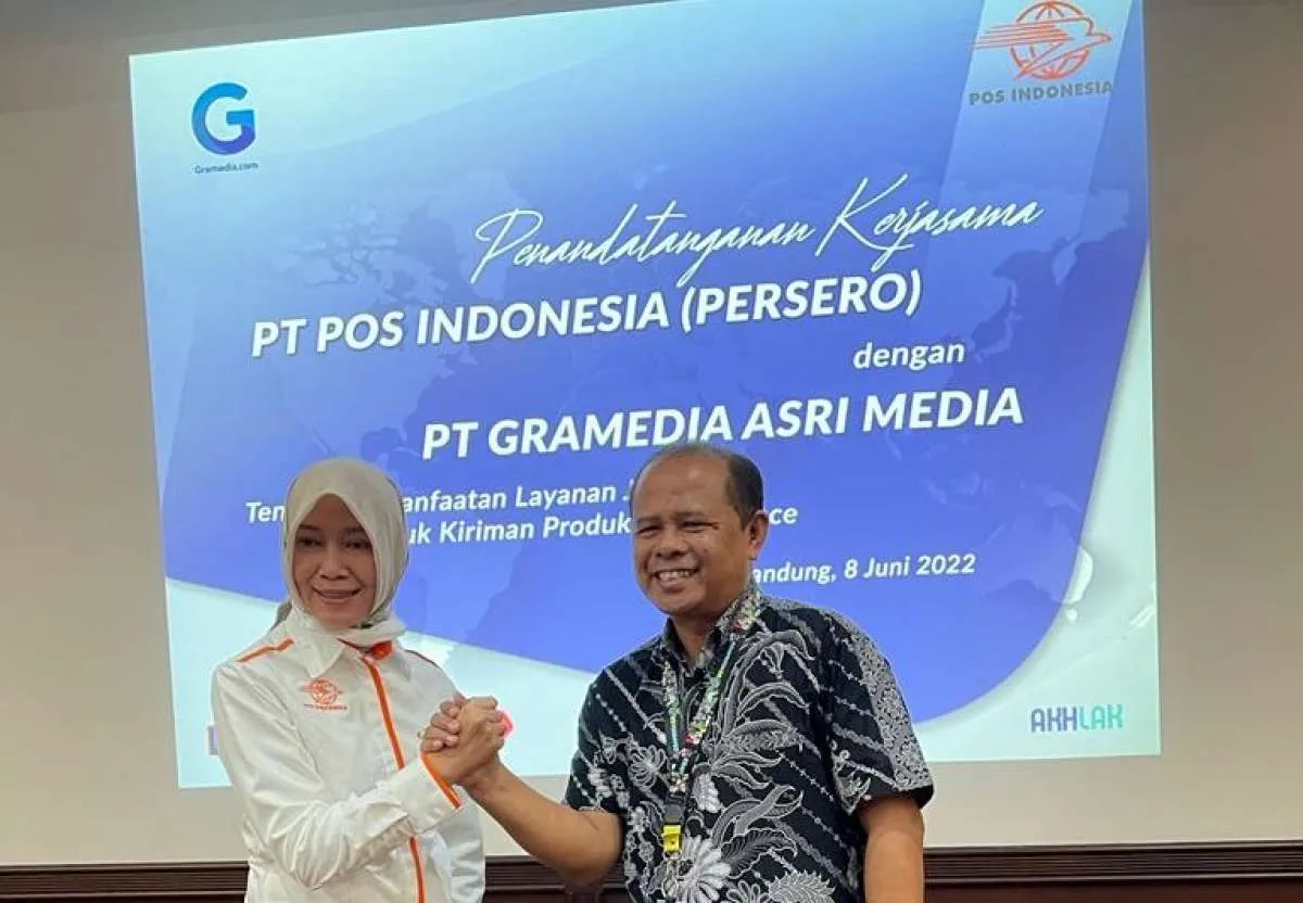 Permudah Akses Distribusi Buku, Gramedia Jalin Kerja Sama dengan Pos Indonesia