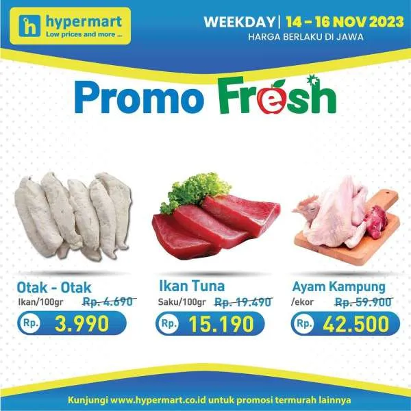 Promo Hypermart Hyper Diskon Weekday Periode 14-16 November 2023