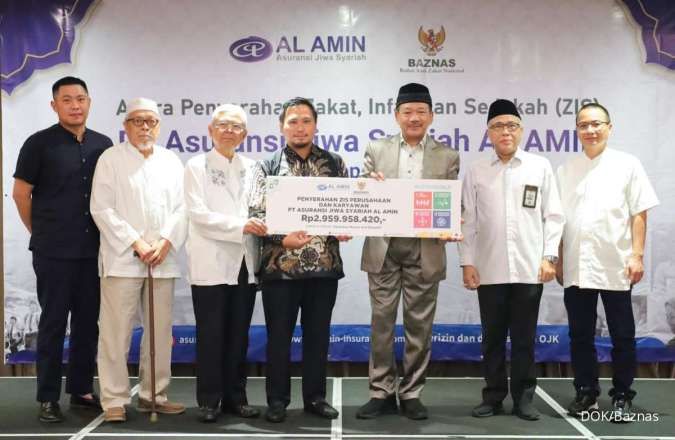 BAZNAS RI Terima Penyaluran ZIS Rp2,95 Miliar dari PT AL AMIN