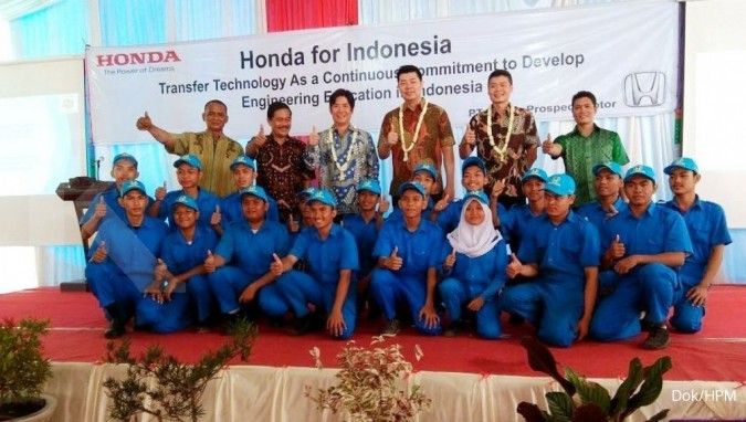 Honda kerja sama dengan SMKN 2 Medan