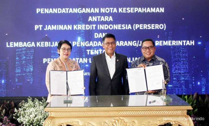 Jamkrindo Gandeng LKPP Perkuat Penjaminan Pengadaan Pemerintah