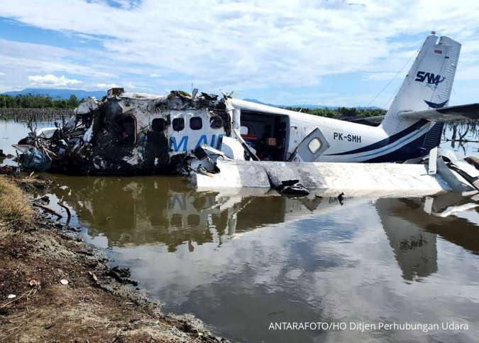 Pesawat SAM AIR Jatuh di Gorontalo, 4 Orang Meninggal Dunia