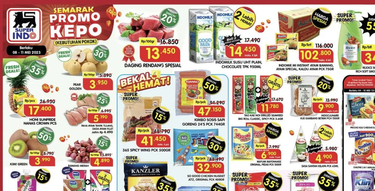 Katalog Promo Superindo Weekday Diskon hingga 55% Periode 8-11 Mei 2023