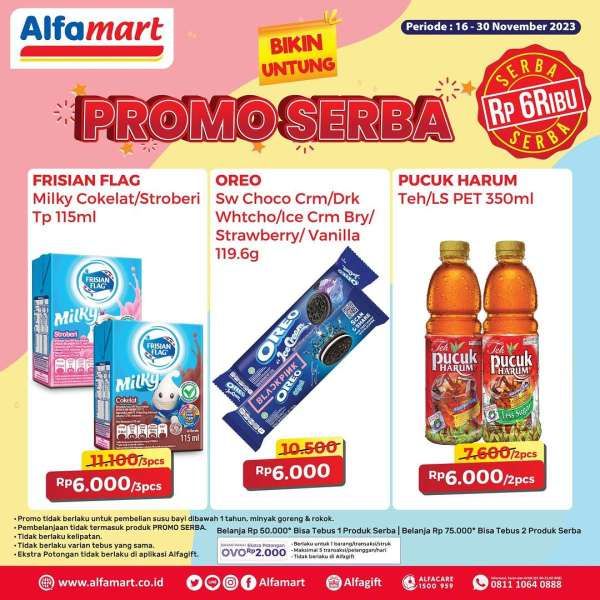 Promo Alfamart Terbaru Bikin Untung 16-30 November2023
