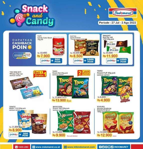 Belanja dengan lebih terjangkau di promo Indomaret super hemat mingguan terbaru pada bulan Juli tahun 2022 ini. 