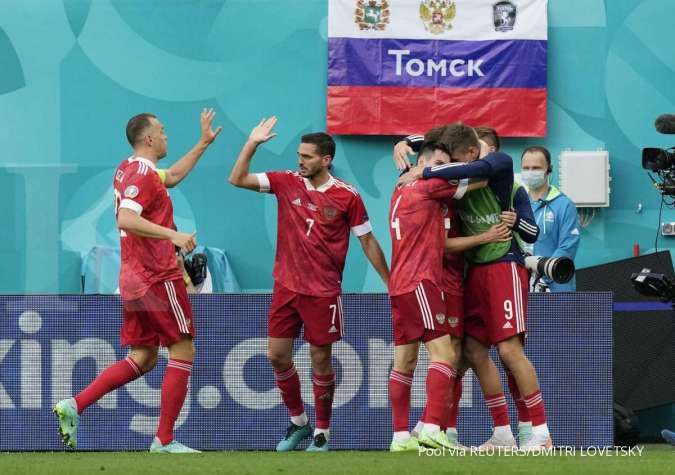 Jadwal Euro 2020 Rusia vs Denmark: Kans Tim Dinamit incar poin penuh dari Sbornaya