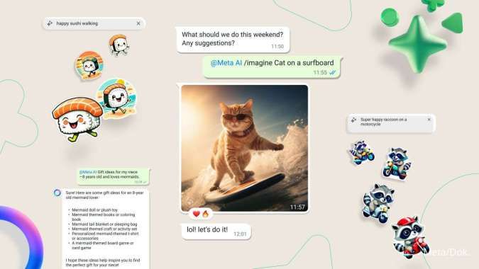 Bikin Stiker AI di WhatsApp dengan Mudah dan Cepat, Begini Cara Buatnya