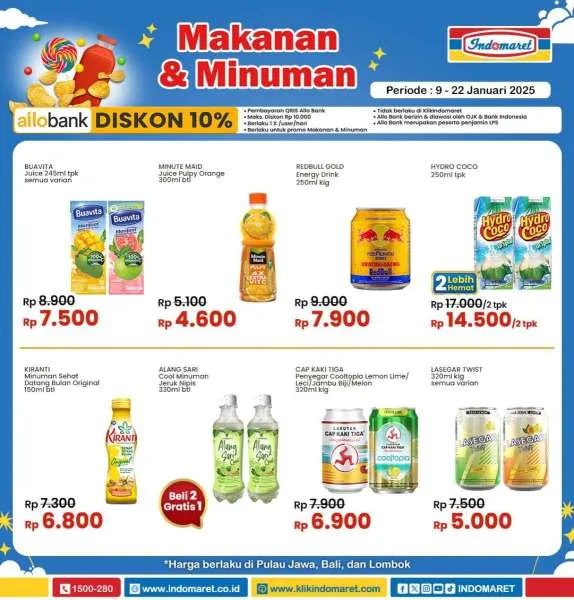 Promo Indomaret Super Hemat Periode 9-22 Januari 2025