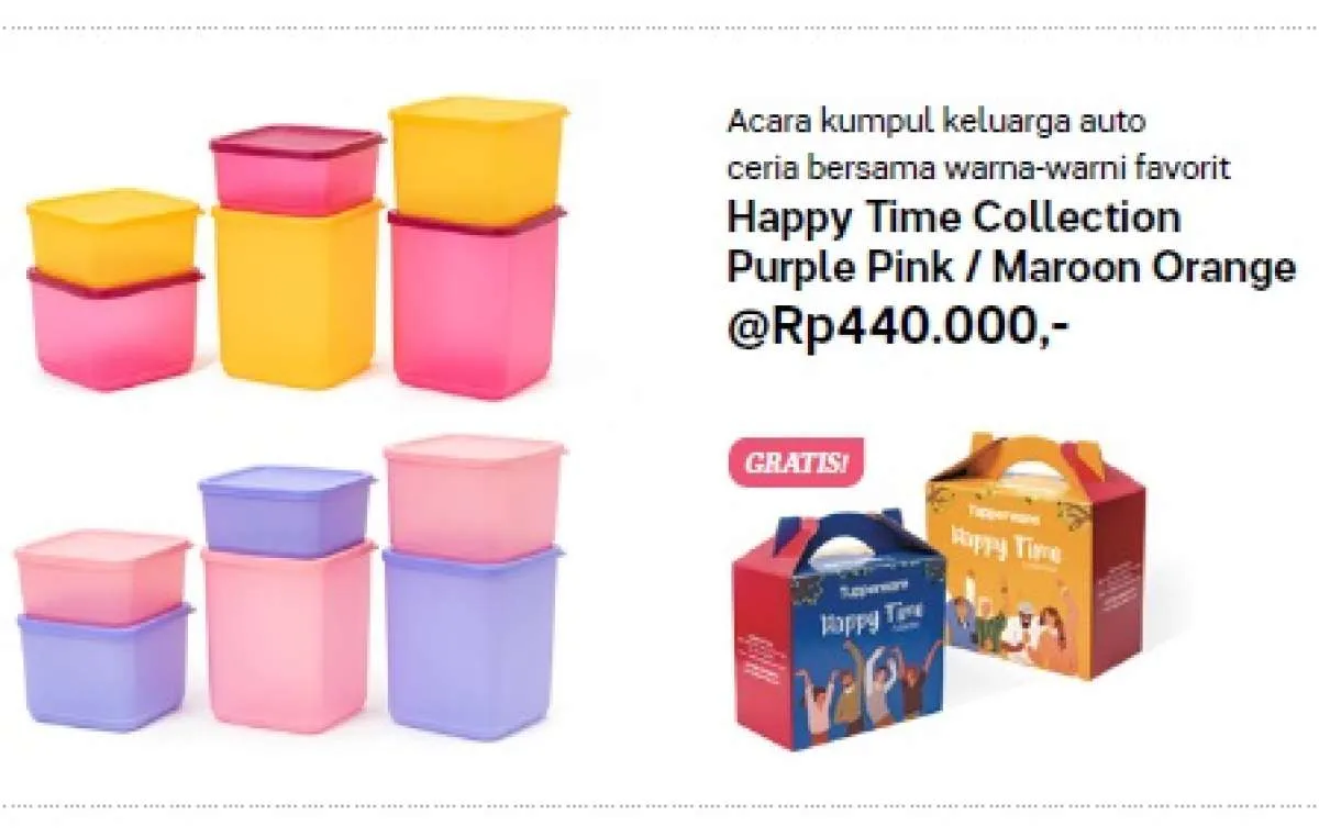 Saatnya Gajian, Ini Deretan Produk Promo Tupperware November 2023 yang Masih Berlaku