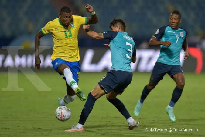 Hasil Copa America 2021 antara Brasil vs Ekuador di Grup B