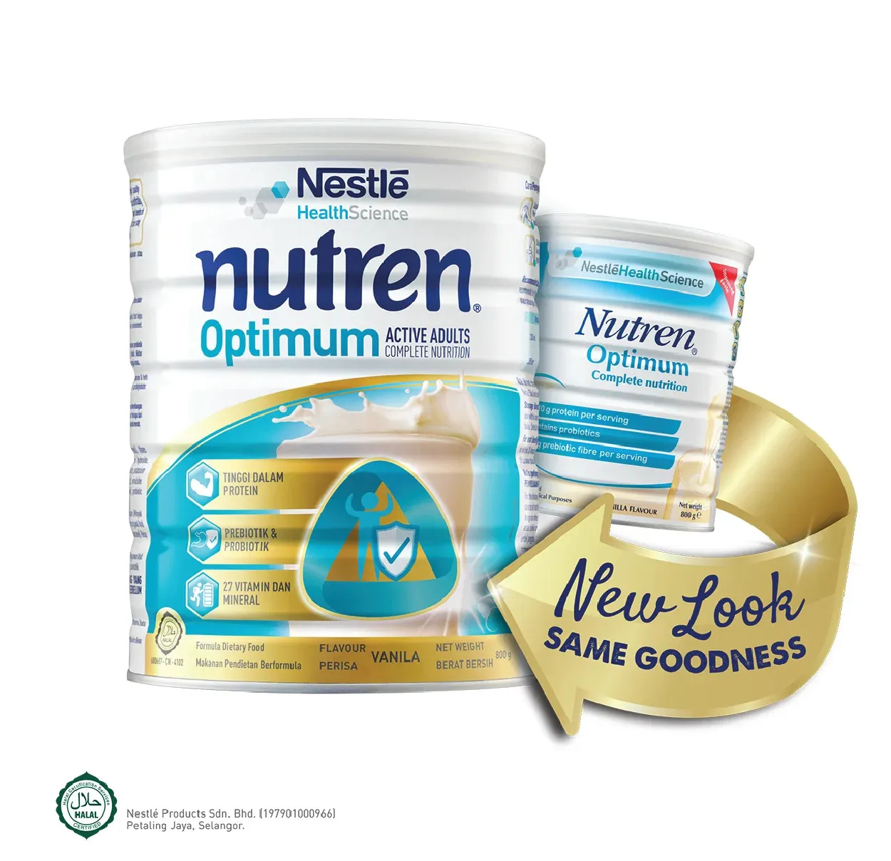 Susu penggemuk badan: Nestle Nutren Optimum