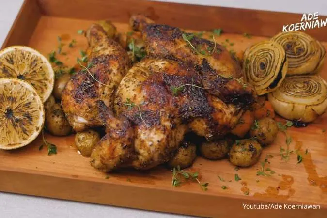 Roasted Chicken spesial Natal, Pengganti Menu Daging Kalkun