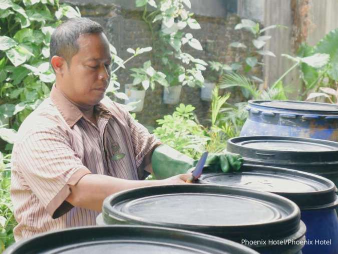 Phoenix Olah Sampah Organik untuk Hidroponik 