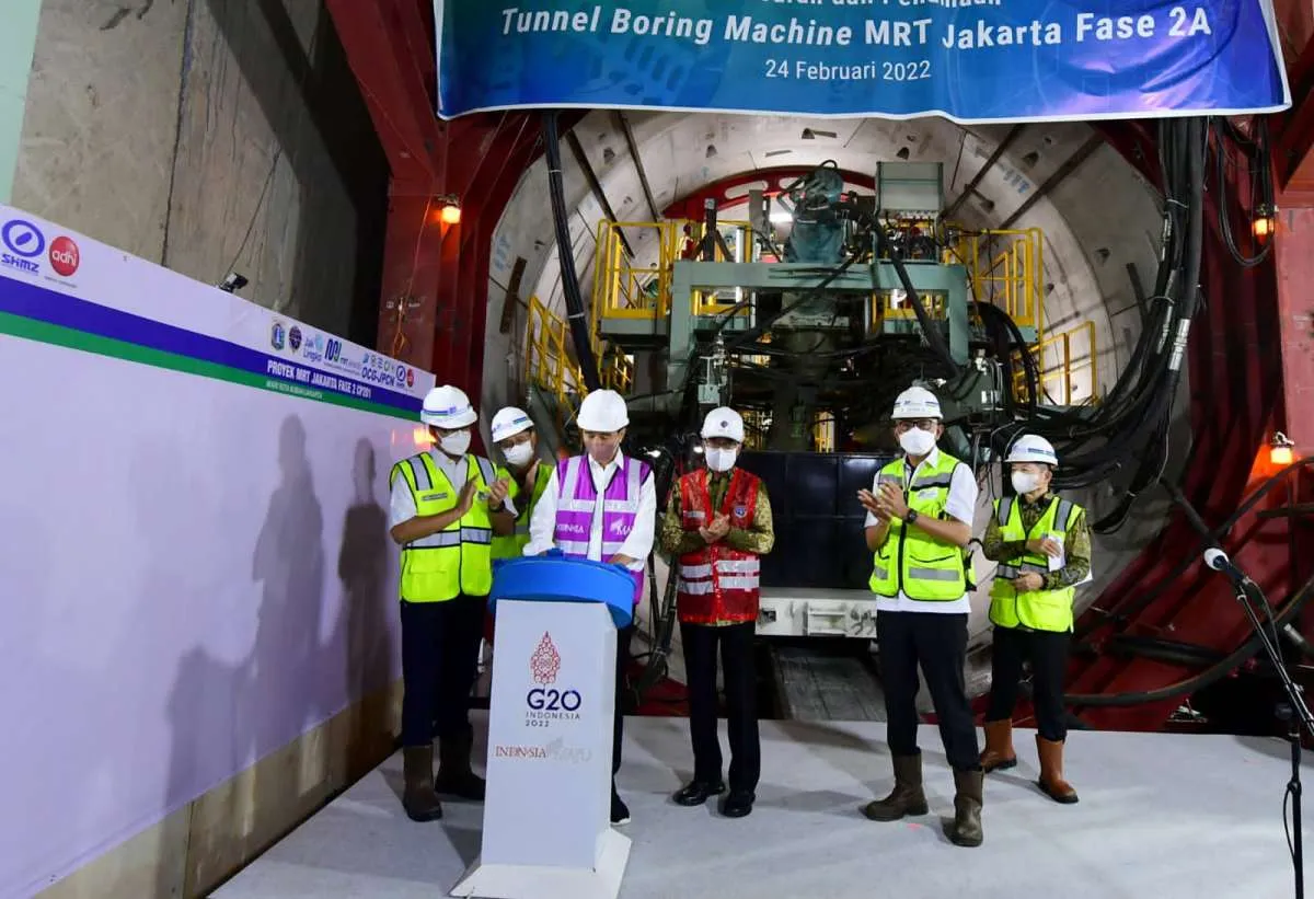 Bor MRT Sudah Siap, Proyek MRT Jakarta Fase 2A Segera Berlanjut
