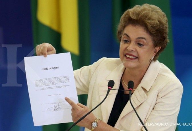 Kongres setuju untuk impeachment Presiden Brasil