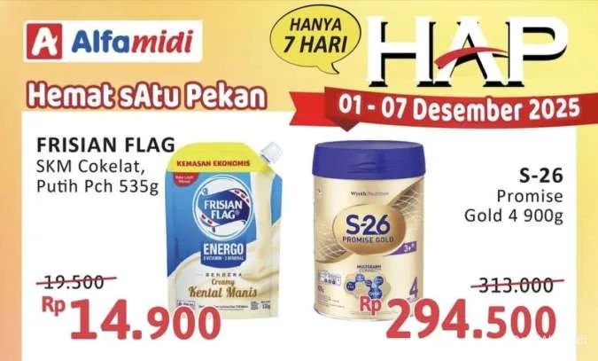 Katalog Promo Alfamidi Hemat Satu Pekan Periode 1-7 Desember 2025, Edisi Awal Bulan!