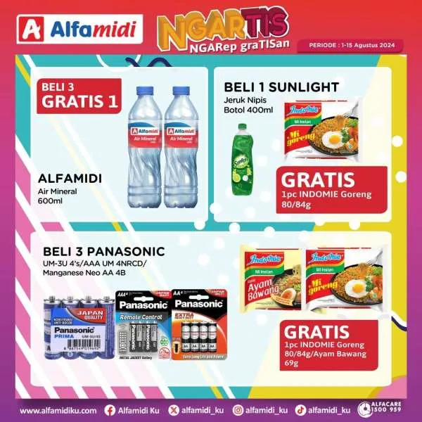 Promo Alfamidi Ngartis (Ngarep Gratisan) Periode 16-31 Januari 2024