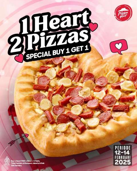 Promo Pizza Hut Spesial Valentine's Day Februari 2025