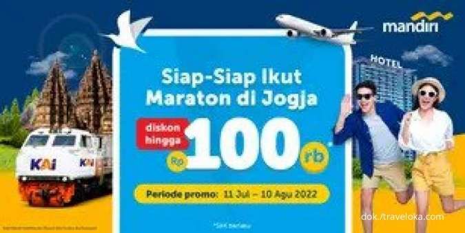 Promo Mandiri Debit Visa di Traveloka, Diskon Produk s.d Rp 100.000 Liburan ke Jogja