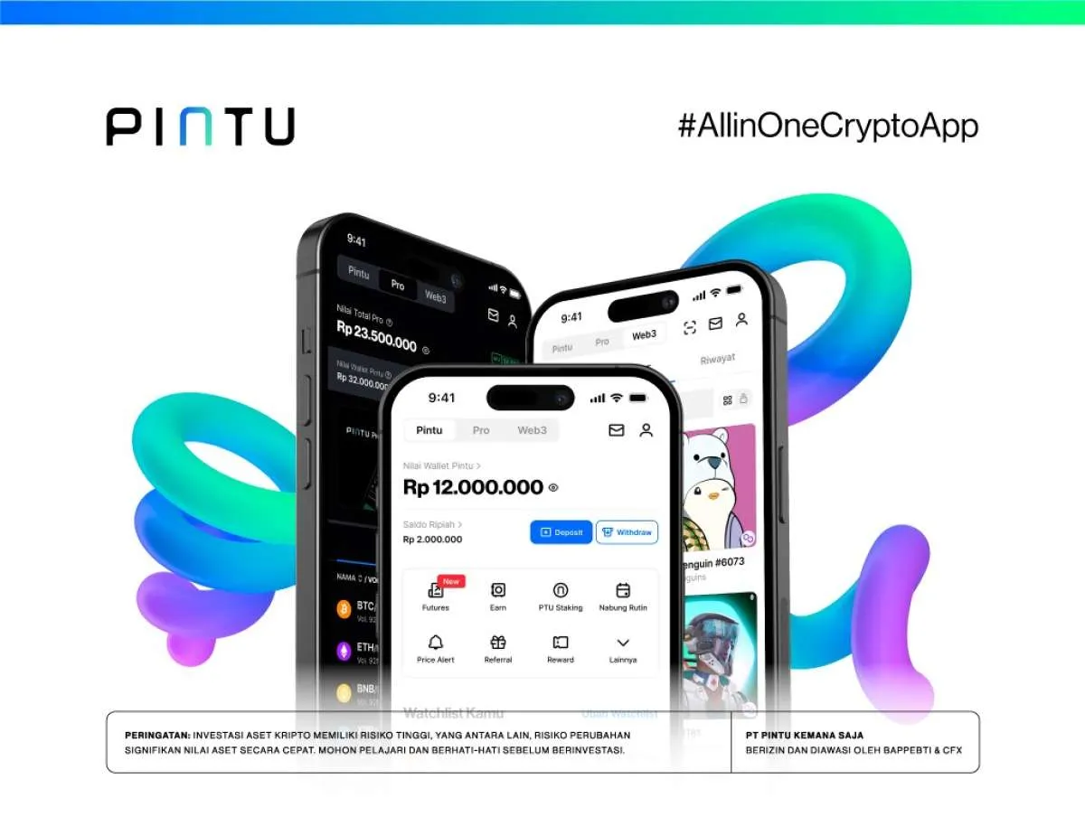 PINTU Tingkatkan Komisi Referral Program, Perluas Akses Investasi Kripto di Indonesia