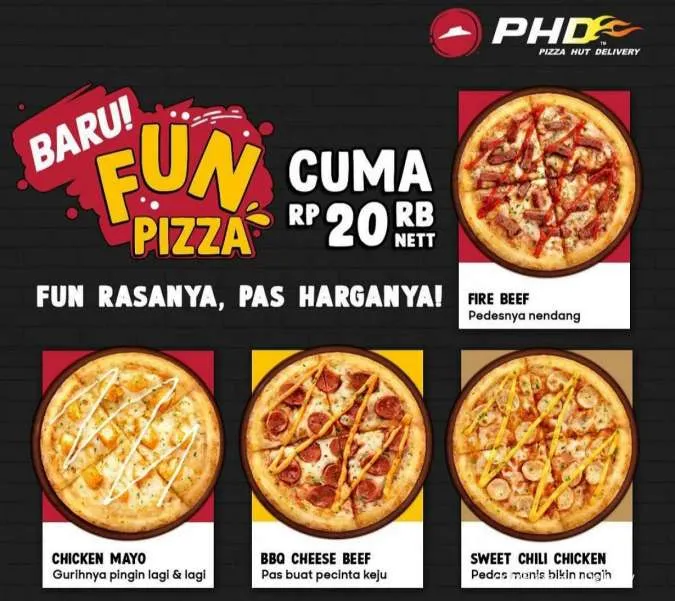 Promo Menu Baru Pizza Hut Delivery 2022 Fun Pizza