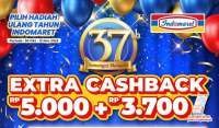 Promo HUT Indomaret November 2025, Ekstra Cashback Rp 5.000 & Rp 3.700