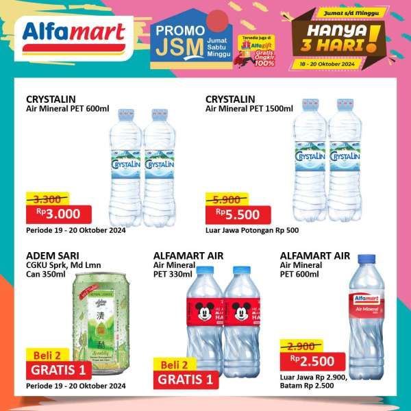 Promo JSM Alfamart Weekend 18-20 Oktober 2024