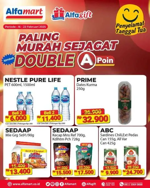 Promo Alfamart Paling Murah Sejagat Periode 16-22 Februari 2025