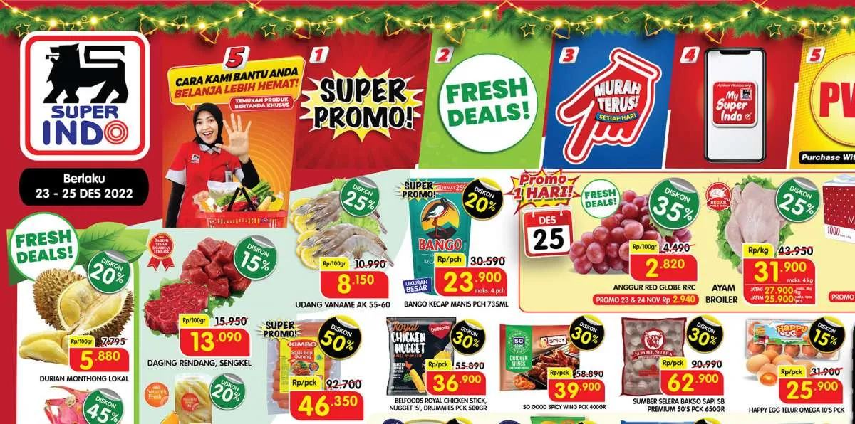 Katalog Promo JSM Superindo Spesial Natal Periode 23-25 Desember 2022 