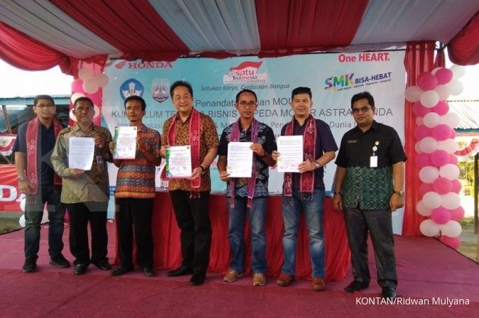 Teken MoU di Kaltara, SMK binaan Astra Honda jangkau 34 provinsi di Indonesia