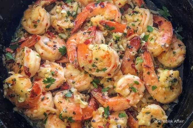 Resep Sarapan Nikmat Pakai Udang Goreng Mentega, Praktis dan Mudah Ditiru