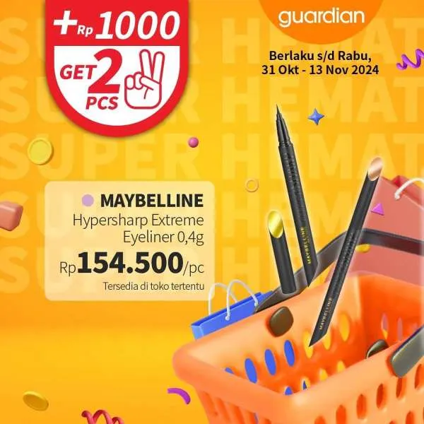 Promo Guardian Super Hemat Periode 31 Oktober-13 November 2024